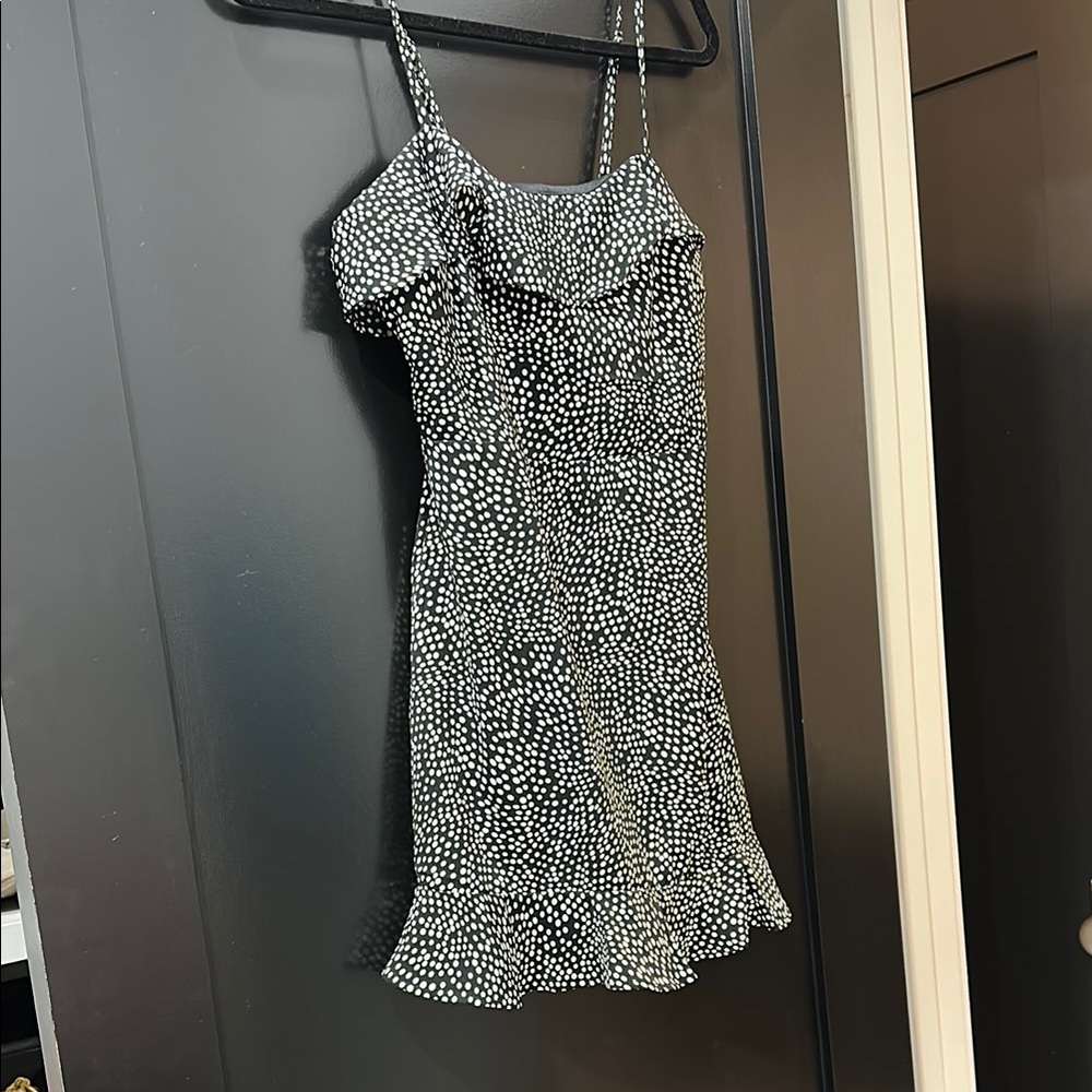 Black and White Polka Dot Dress